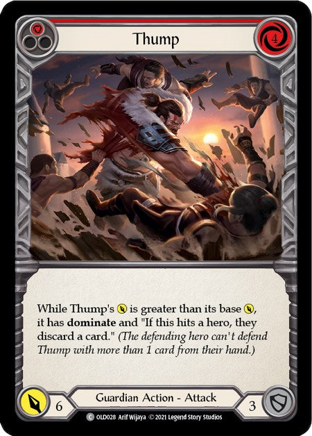Thump (Red) [OLD028] (Tales of Aria Oldhim Blitz Deck)  1st Edition Normal | Card Citadel