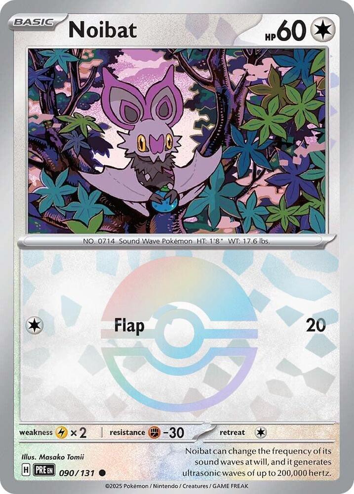 Noibat (090/131) (Poke Ball Pattern) [Scarlet & Violet: Prismatic Evolutions] | Card Citadel