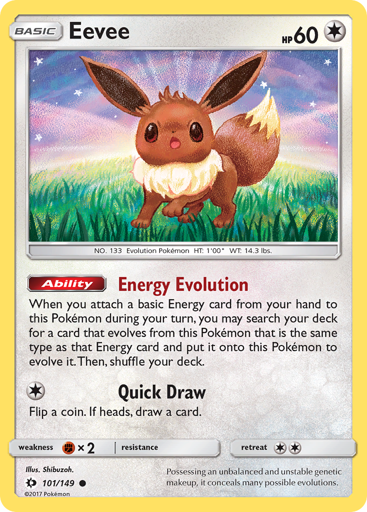 Eevee (101/149) [Sun & Moon: Base Set] | Card Citadel