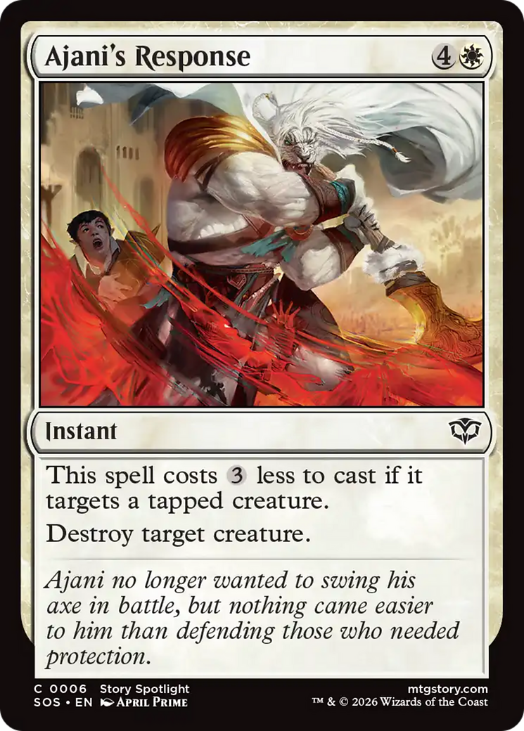 Ajani's Response [Secrets of Strixhaven] | Card Citadel