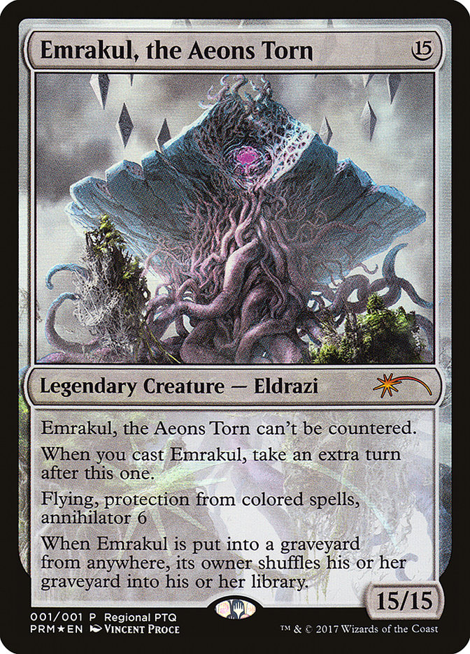 Emrakul, the Aeons Torn (Regional PTQ) [Pro Tour Promos] | Card Citadel