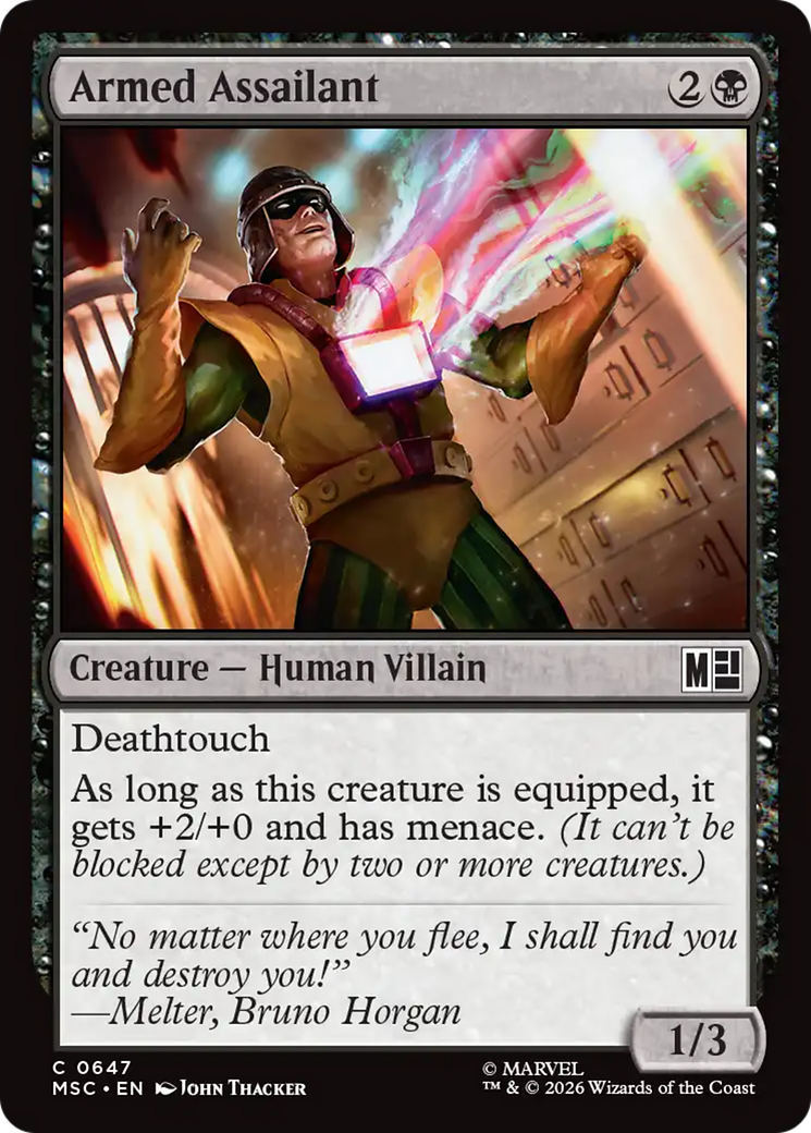 Armed Assailant [Marvel Super Heroes Commander] | Card Citadel
