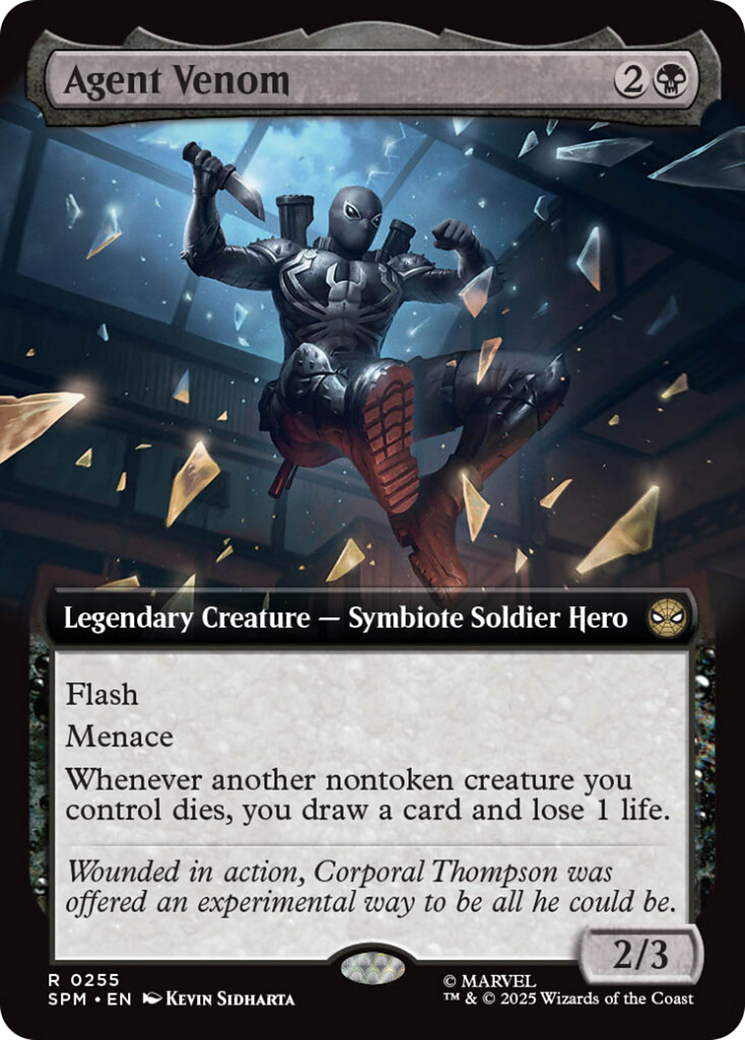 Agent Venom (Extended Art) [Marvel's Spider-Man] | Card Citadel