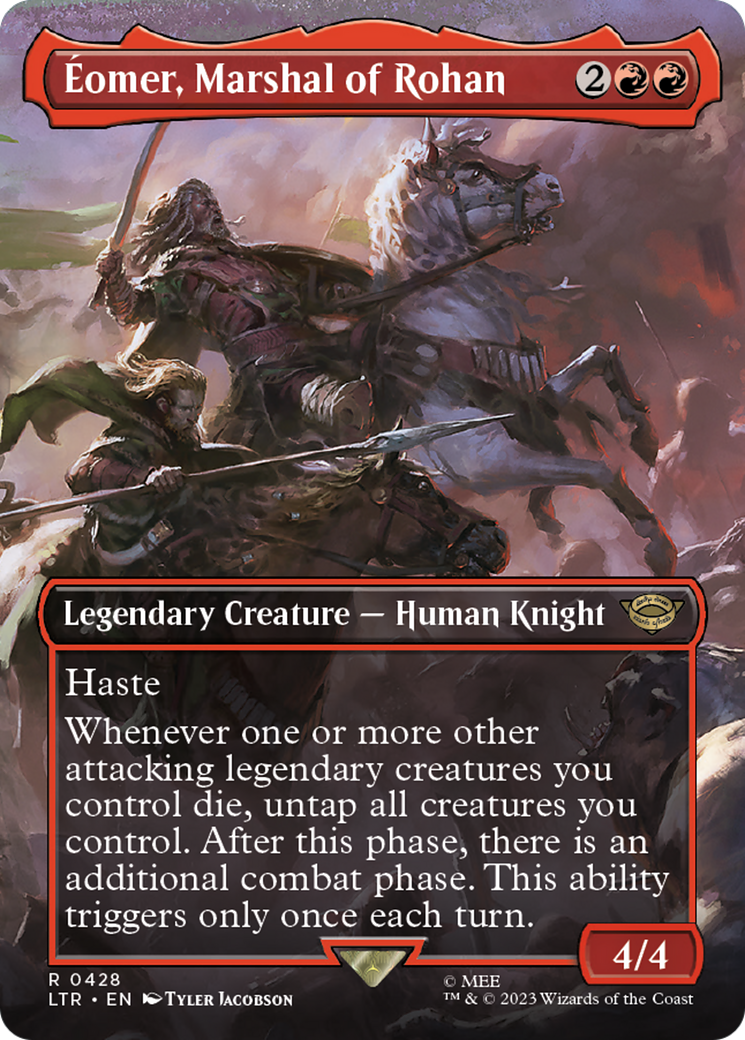 Eomer, Marshal of Rohan (Borderless Alternate Art) [The Lord of the Rings: Tales of Middle-Earth] | Card Citadel