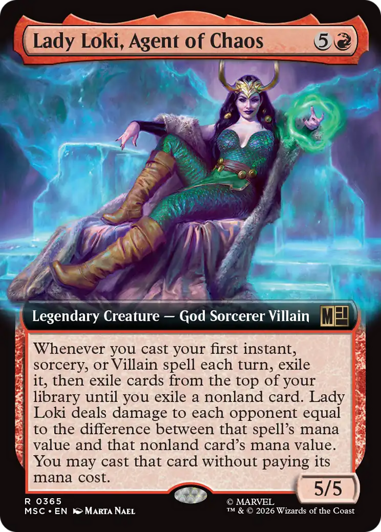 Lady Loki, Agent of Chaos (Extended Art) [Marvel Super Heroes Commander] | Card Citadel