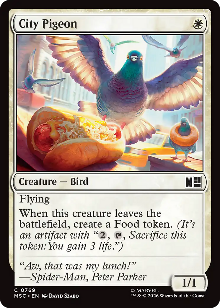 City Pigeon [Marvel Super Heroes Commander] | Card Citadel