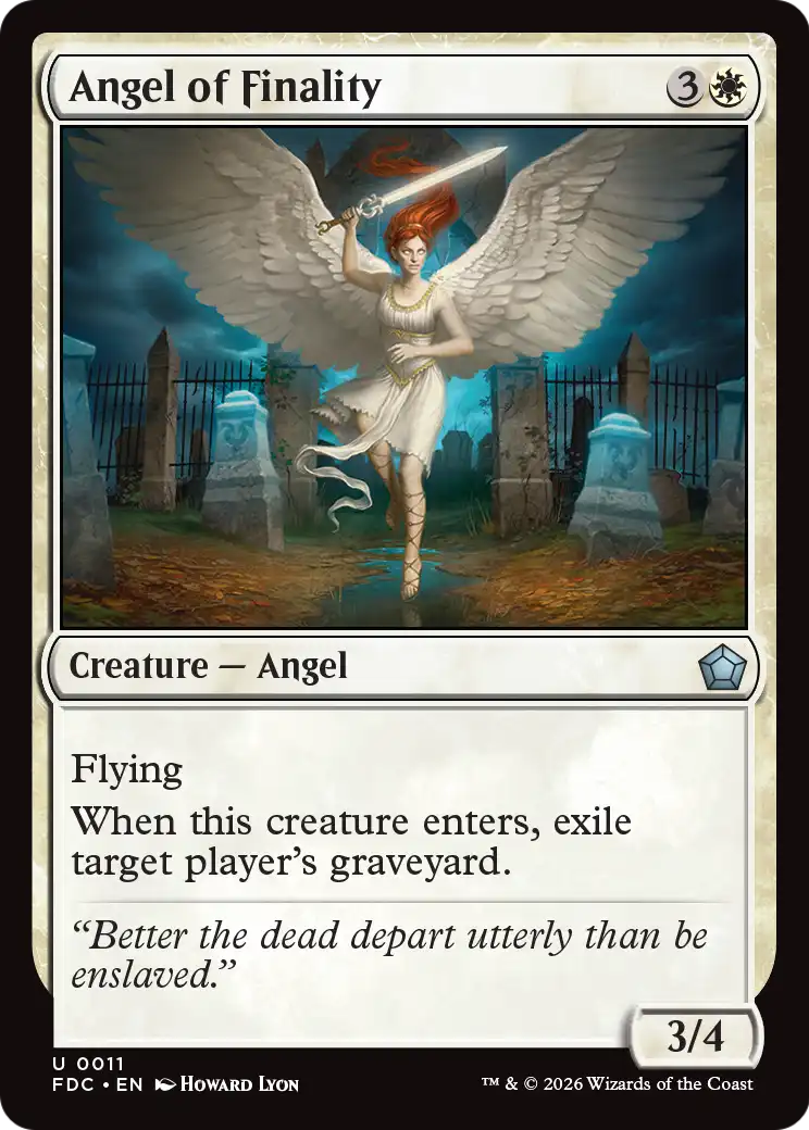 Angel of Finality [Foundations Commander] | Card Citadel
