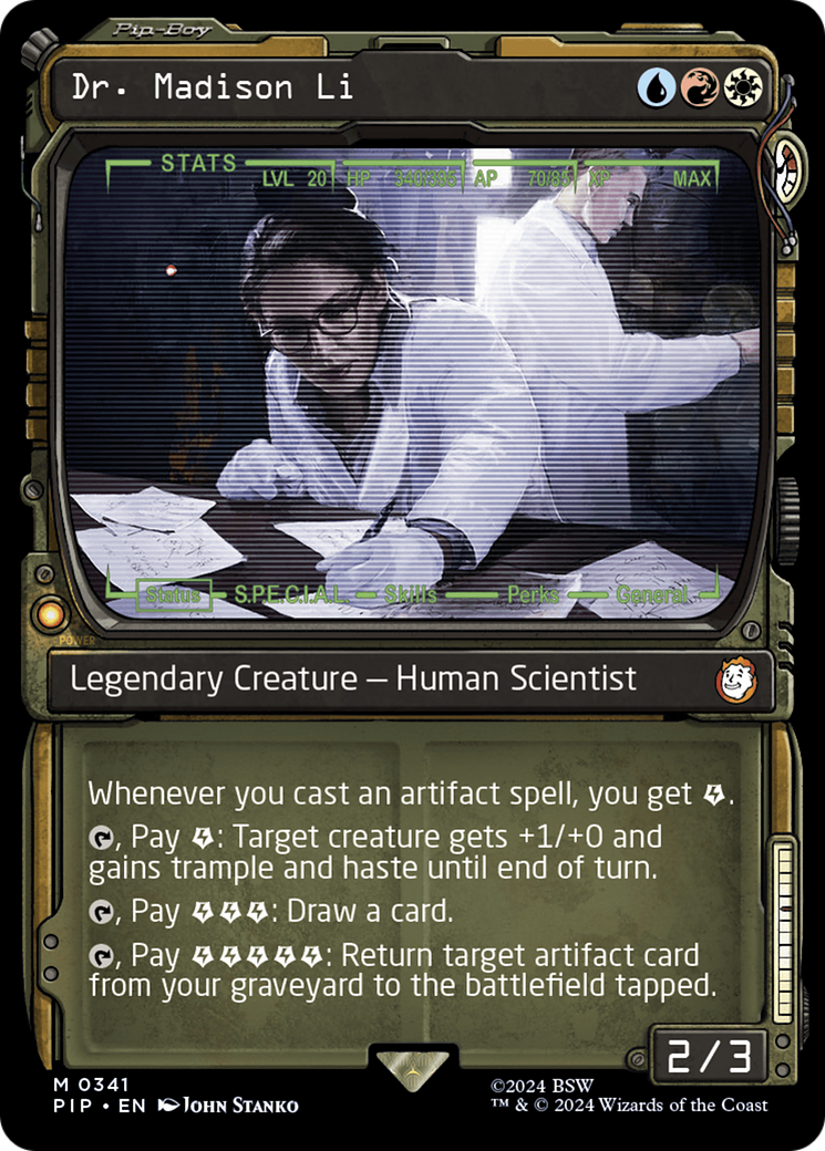 Dr. Madison Li (Showcase) [Fallout] | Card Citadel