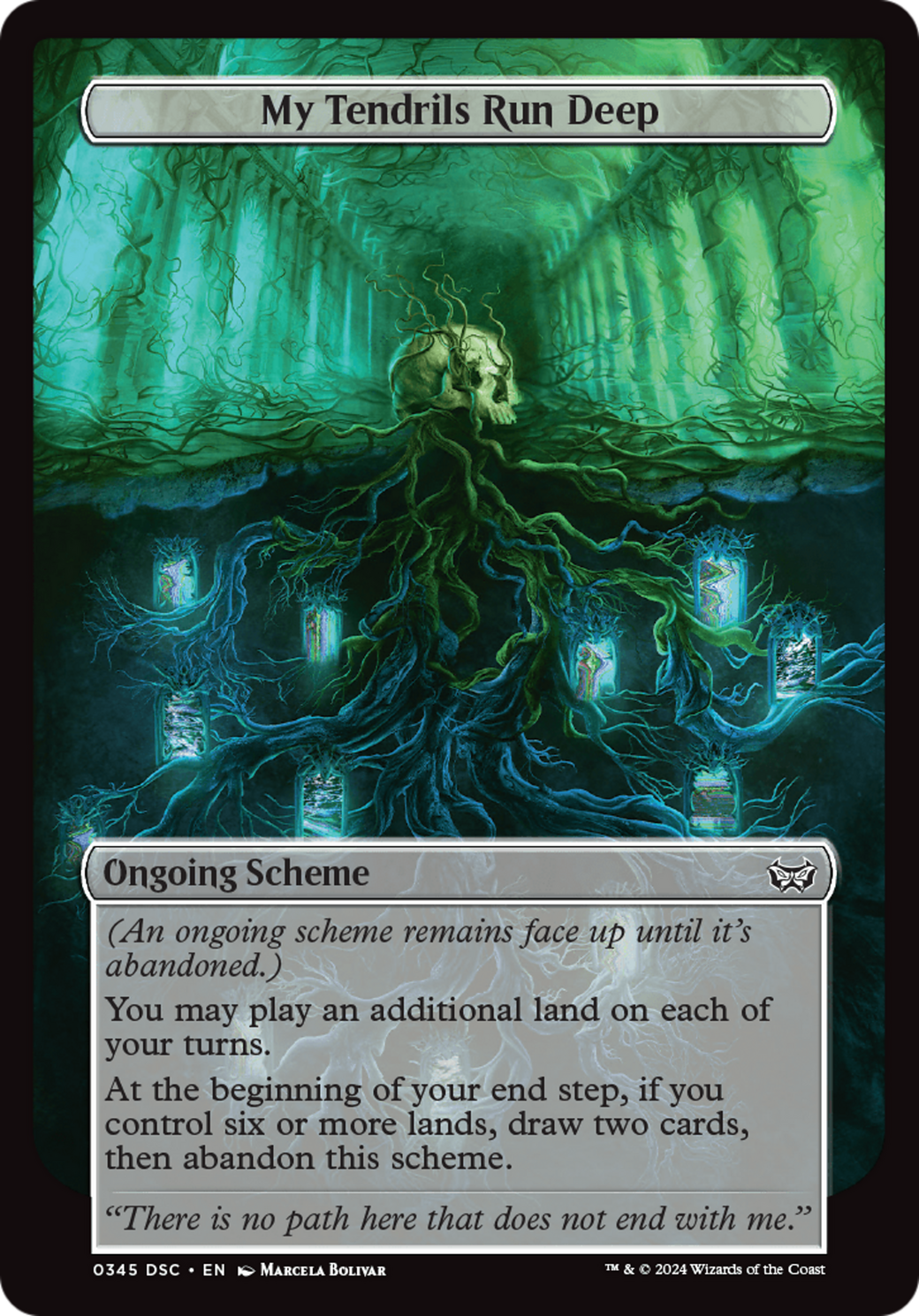 My Tendrils Run Deep (Full Art) [Duskmourn: Archenemy] | Card Citadel