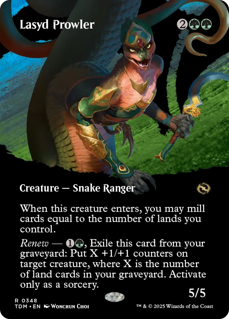 Lasyd Prowler (Borderless) [Tarkir: Dragonstorm] | Card Citadel