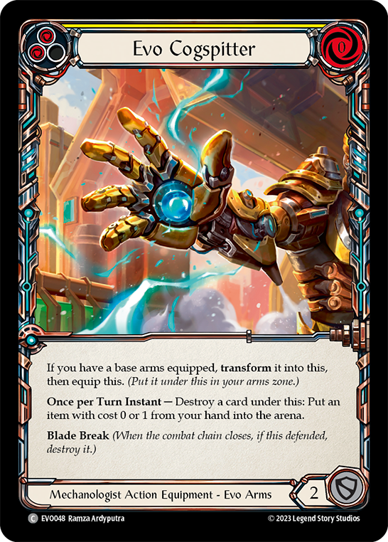 Evo Cogspitter [EVO048] (Bright Lights)  Cold Foil | Card Citadel