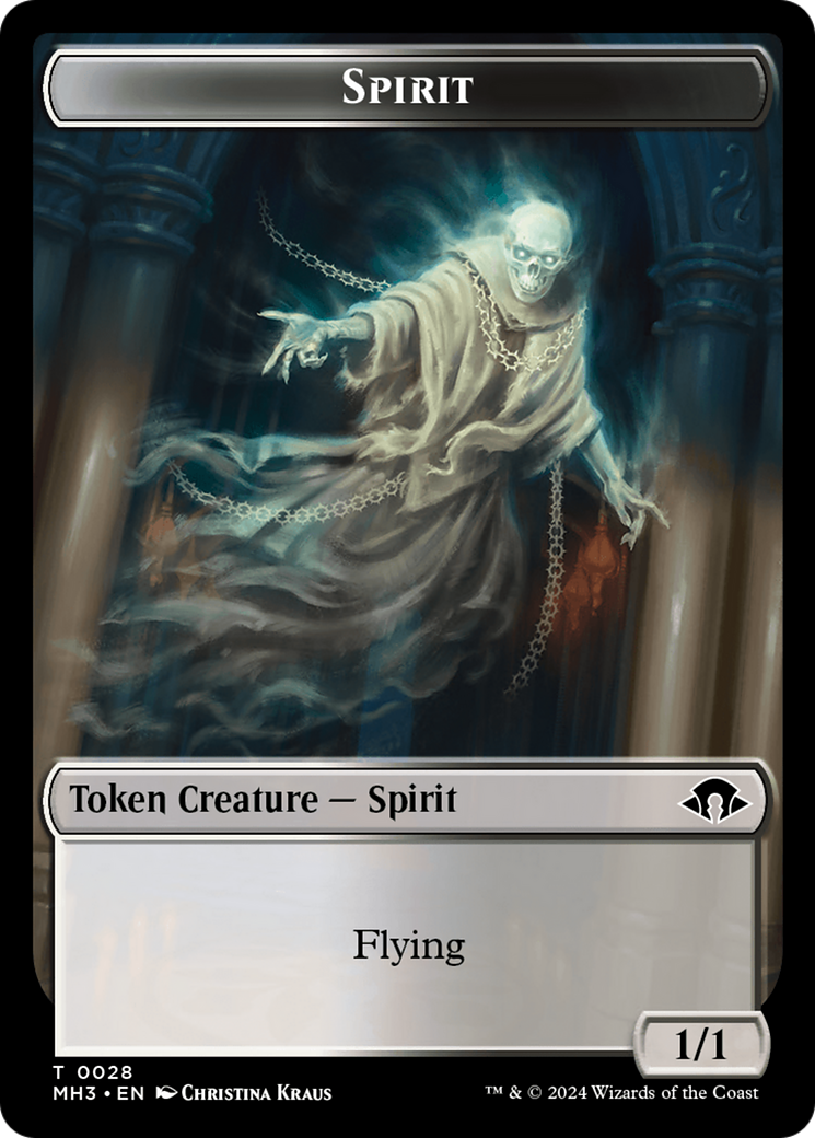 Phyrexian Germ // Spirit (0028) Double-Sided Token [Modern Horizons 3 Tokens] | Card Citadel