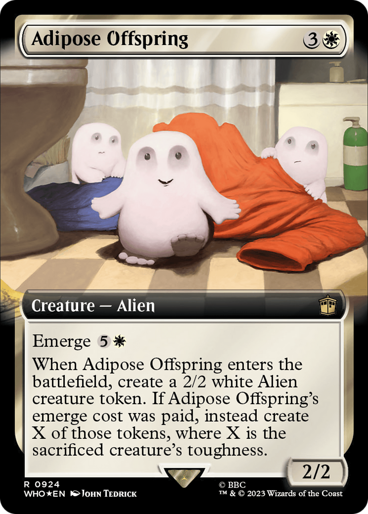 Adipose Offspring (Extended Art) (Surge Foil) [Doctor Who] | Card Citadel