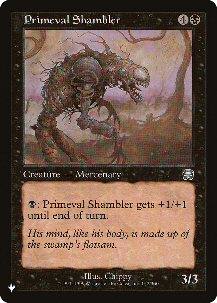 Primeval Shambler [The List Reprints] | Card Citadel