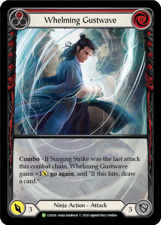 Whelming Gustwave (Red) [LGS026] (Promo)  Rainbow Foil | Card Citadel