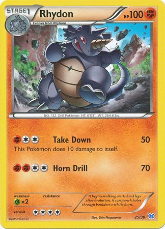 Rhydon (25/30) [XY: Trainer Kit 2 - Latios] | Card Citadel