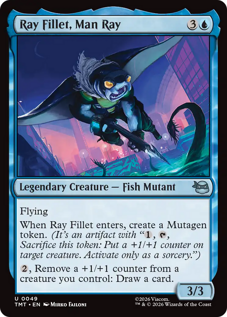 Ray Fillet, Man Ray [Teenage Mutant Ninja Turtles] | Card Citadel