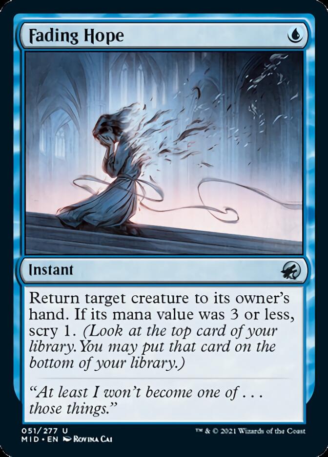 Fading Hope [Innistrad: Midnight Hunt] | Card Citadel