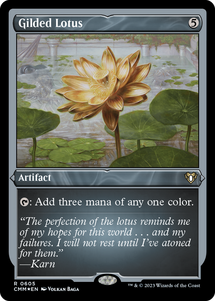 Gilded Lotus (Foil Etched) [Commander Masters] | Card Citadel