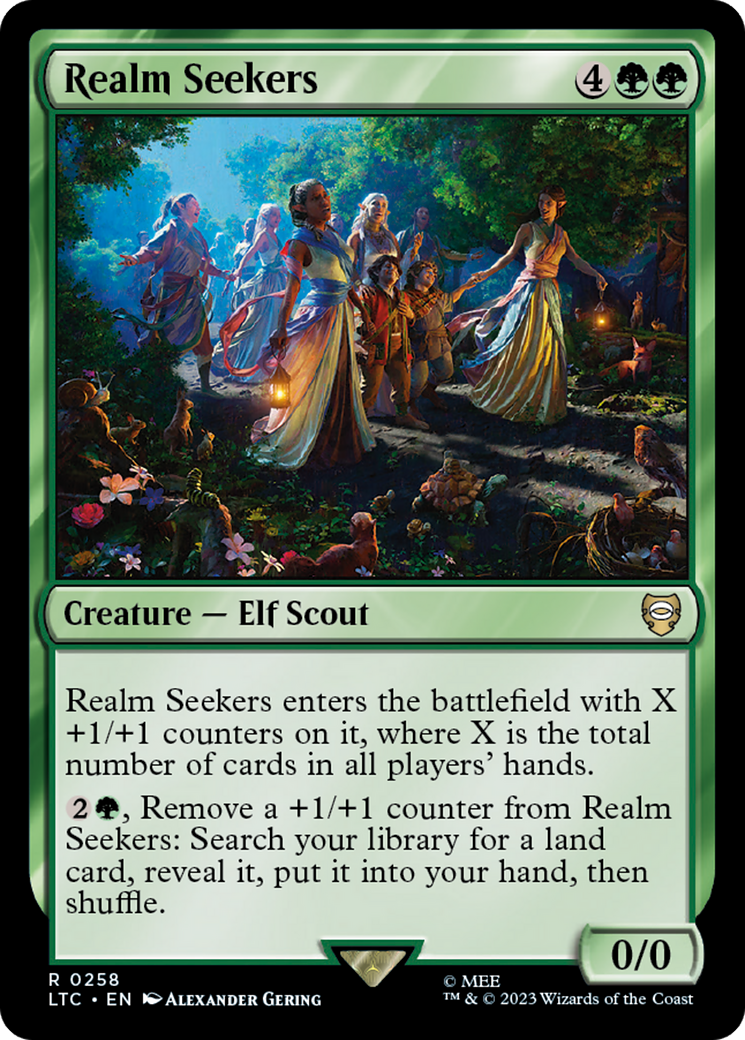 Realm Seekers [The Lord of the Rings: Tales of Middle-Earth Commander] | Card Citadel