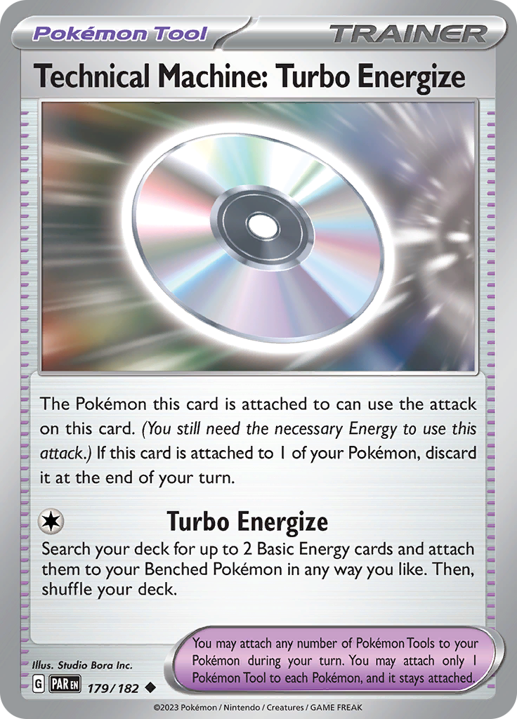 Technical Machine: Turbo Energize (179/182) [Scarlet & Violet: Paradox Rift] | Card Citadel