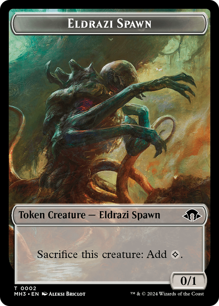 Eldrazi Spawn // Spellgorger Weird Double-Sided Token [Modern Horizons 3 Tokens] | Card Citadel