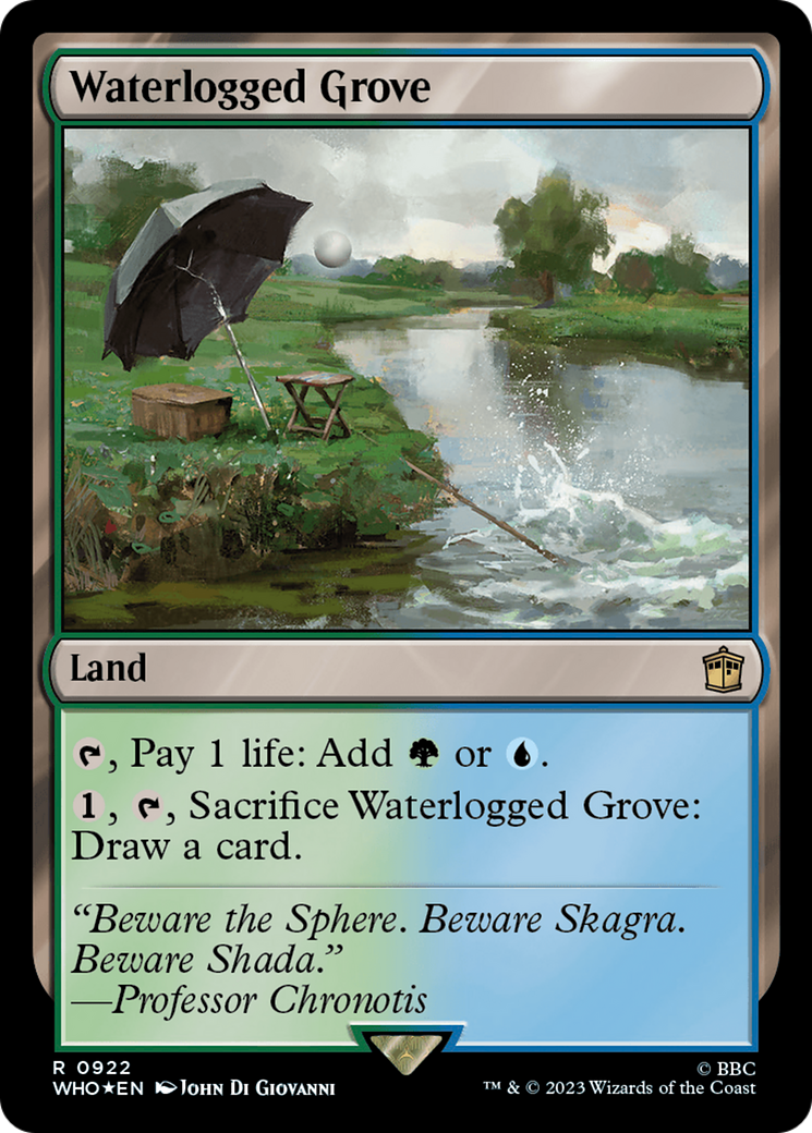 Waterlogged Grove (Surge Foil) [Doctor Who] | Card Citadel