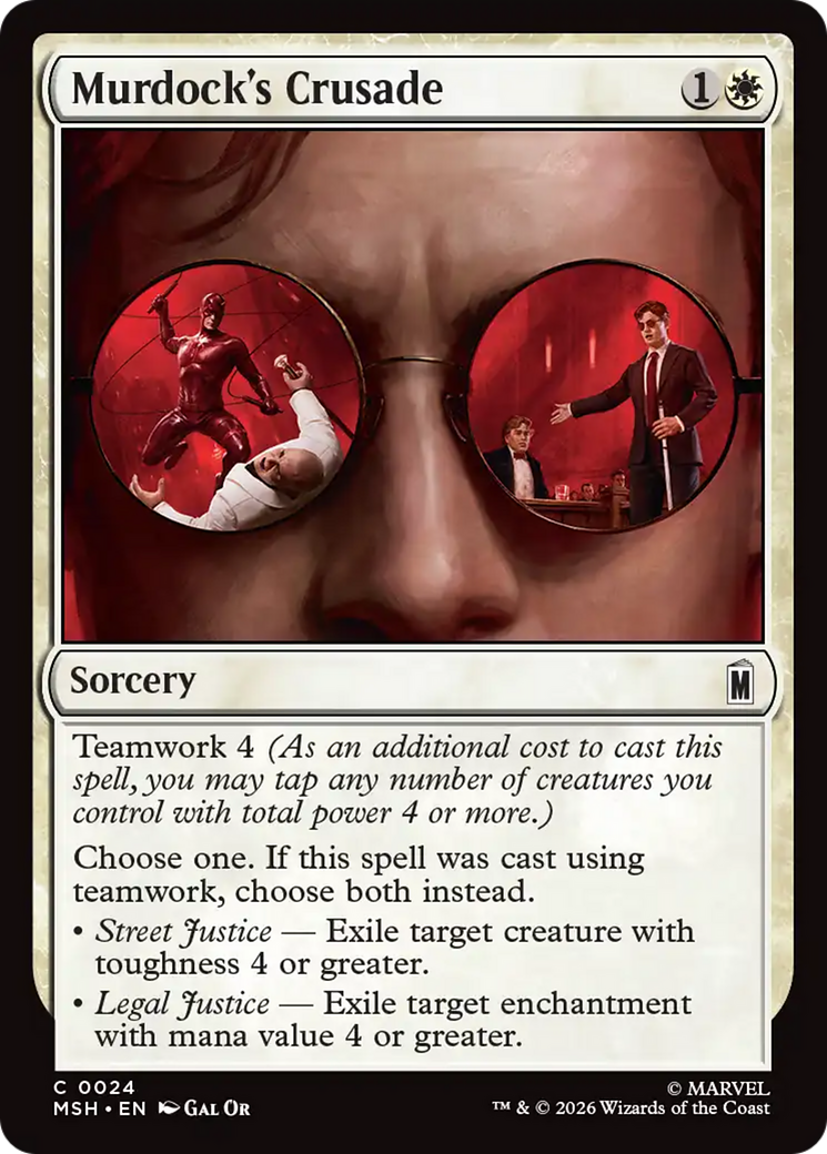 Murdock's Crusade [Marvel Super Heroes] | Card Citadel