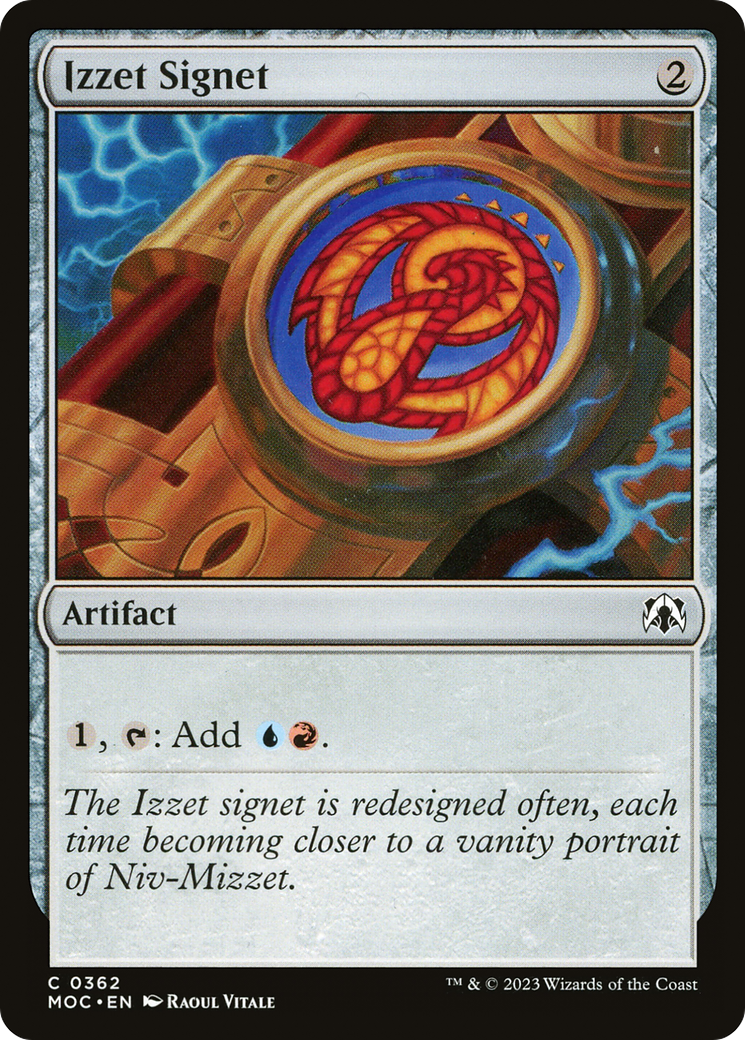 Izzet Signet [March of the Machine Commander] | Card Citadel