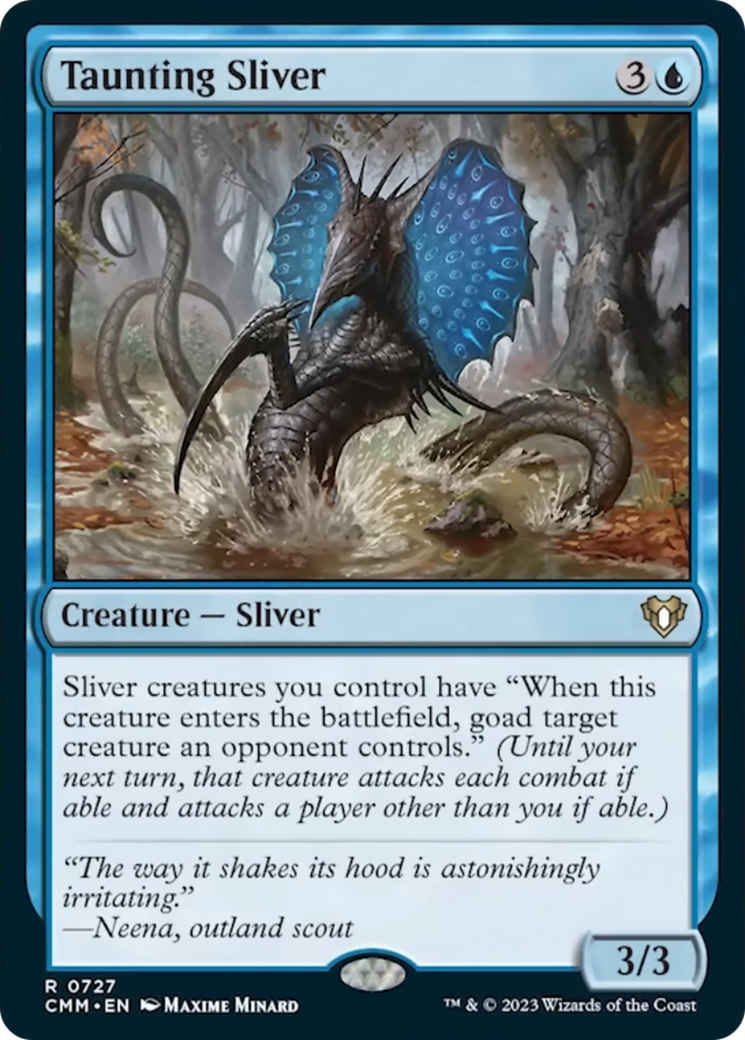 Taunting Sliver [Commander Masters] | Card Citadel