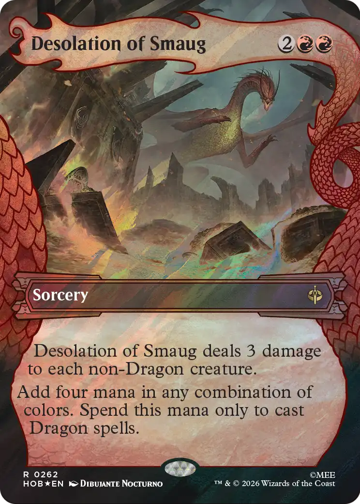 Desolation of Smaug (Showcase) (Surge Foil) [The Hobbit] | Card Citadel