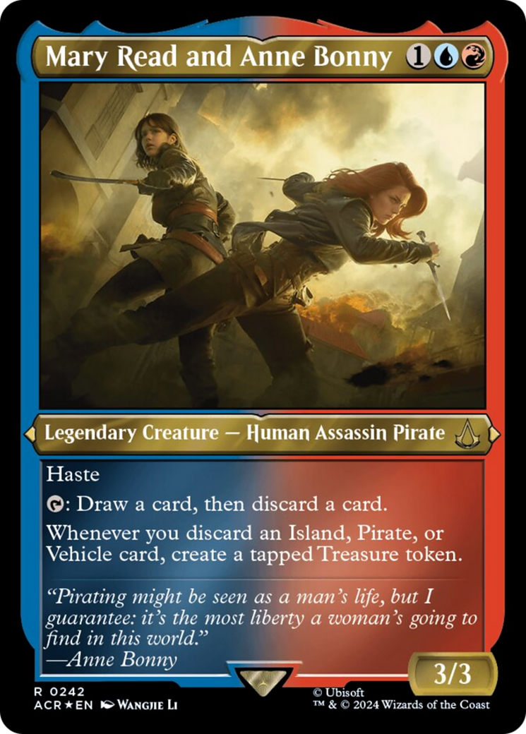 Mary Read and Anne Bonny (Foil Etched) [Assassin's Creed] | Card Citadel