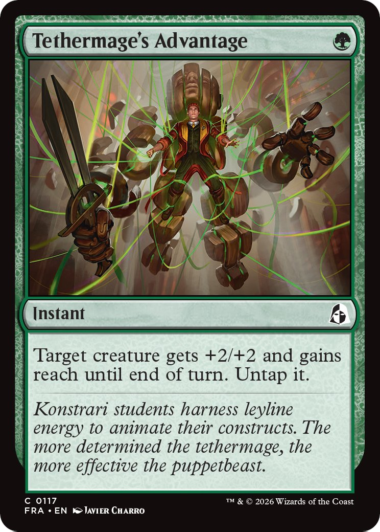 Tethermage's Advantage [Reality Fracture] | Card Citadel
