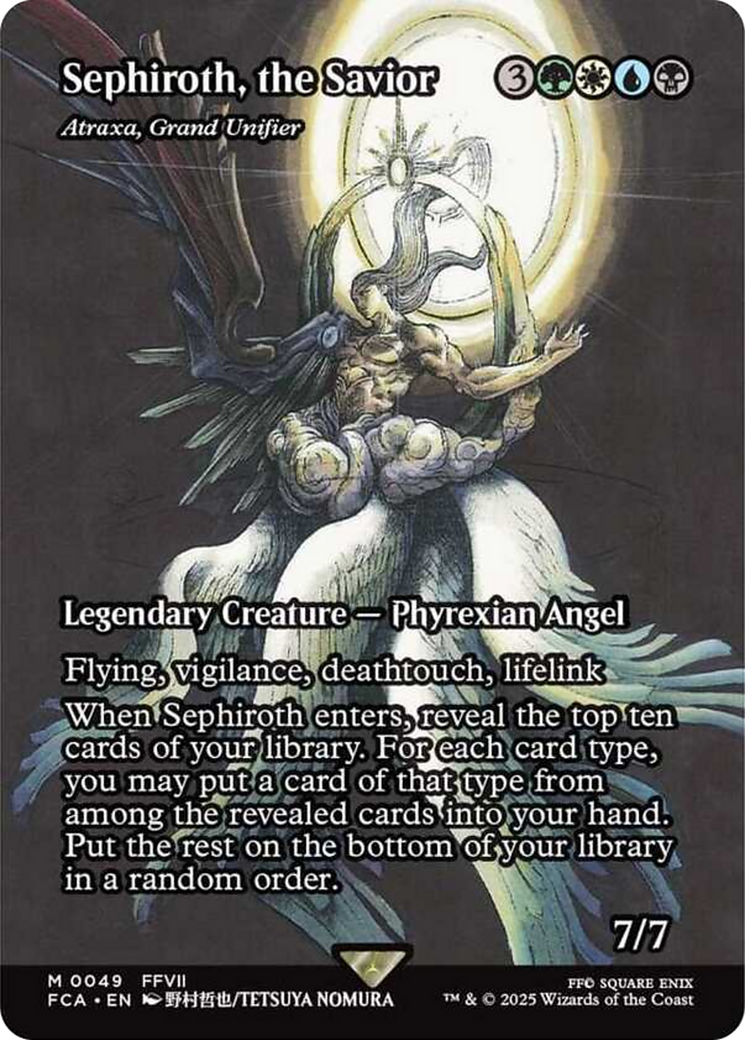 Sephiroth, the Savior - Atraxa, Grand Unifier (Showcase) [FINAL FANTASY : Through the Ages] | Card Citadel