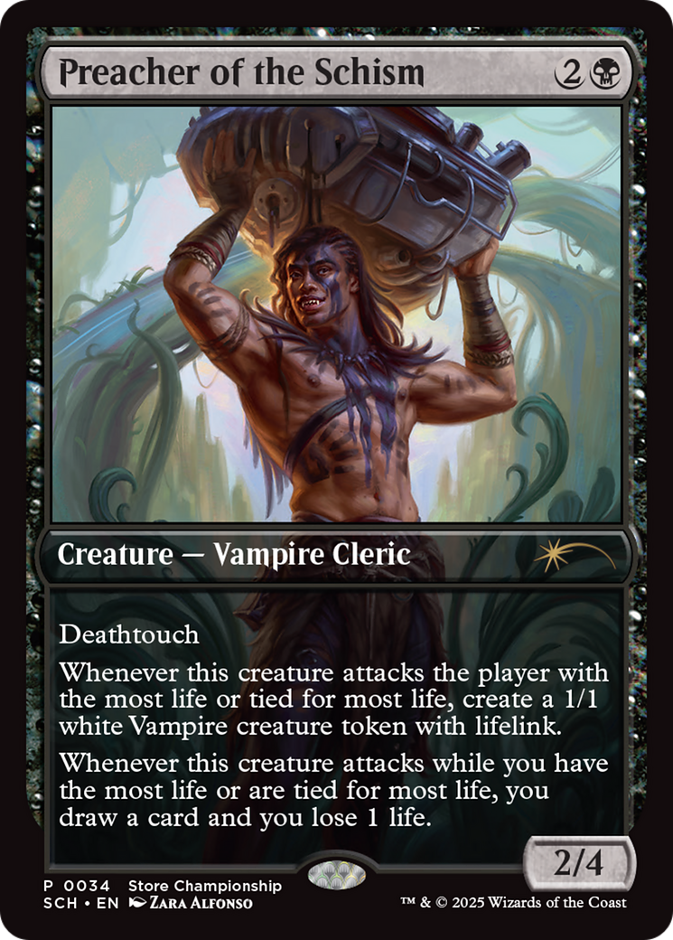 Preacher of the Schism [Store Championships 2025] | Card Citadel