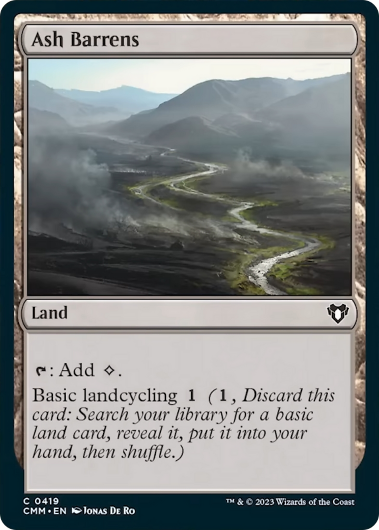 Ash Barrens [Commander Masters] | Card Citadel