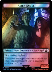 Alien Angel // Clue (0053) Double-Sided Token (Surge Foil) [Doctor Who Tokens] | Card Citadel