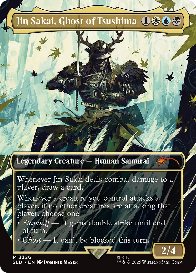 Jin Sakai, Ghost of Tsushima [Secret Lair Drop Series] | Card Citadel