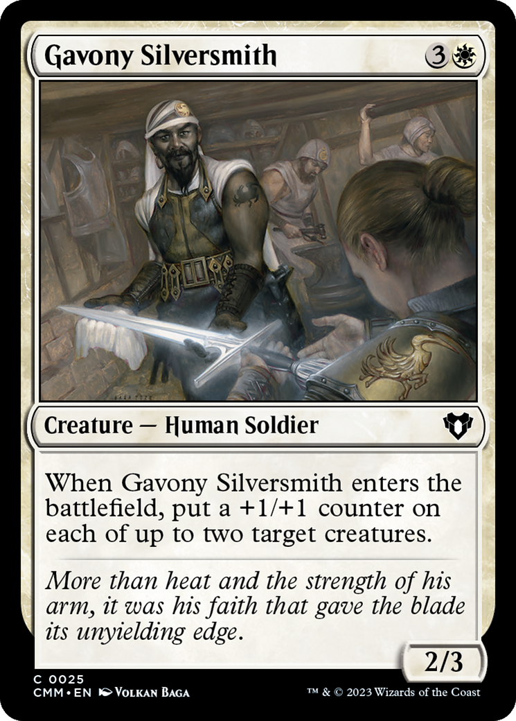 Gavony Silversmith [Commander Masters] | Card Citadel