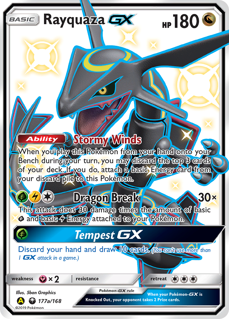 Rayquaza GX (177a/168) [Alternate Art Promos] | Card Citadel