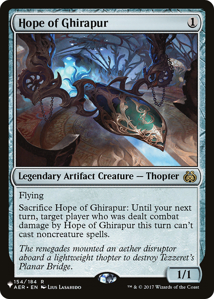 Hope of Ghirapur [The List] | Card Citadel