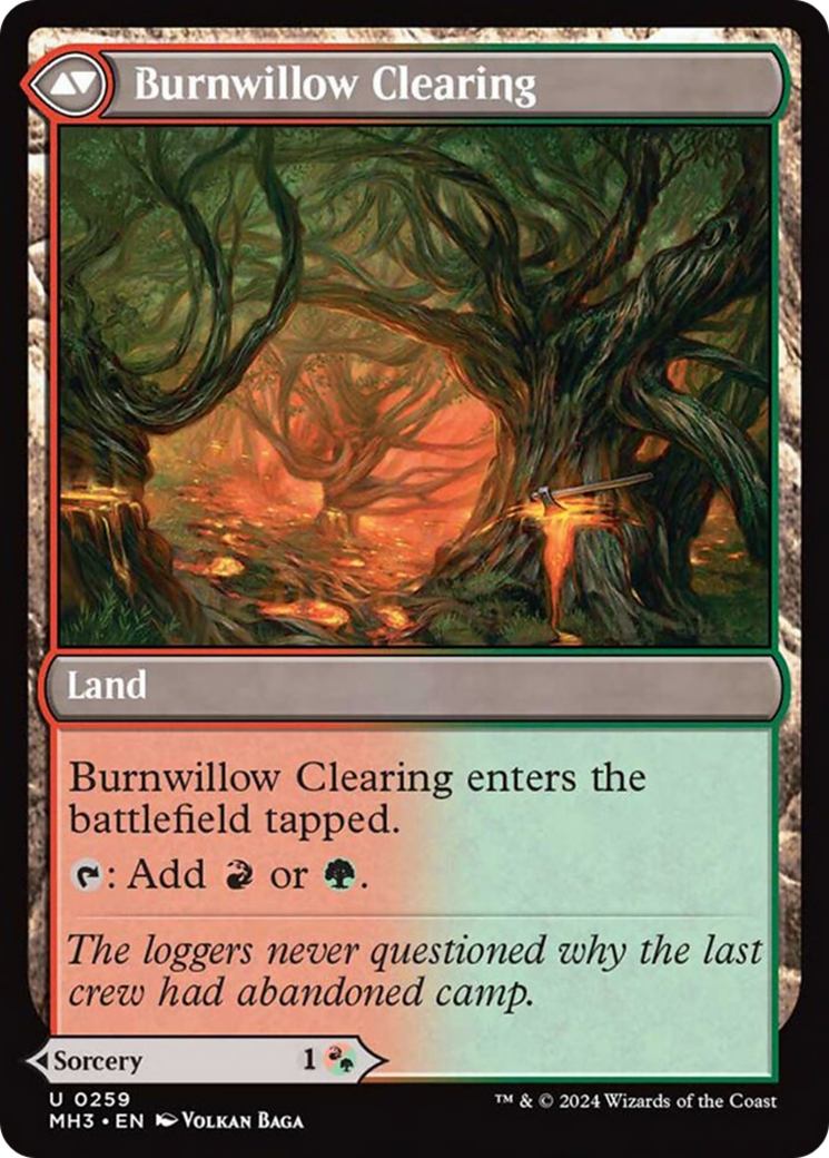 Stump Stomp // Burnwillow Clearing [Modern Horizons 3] | Card Citadel