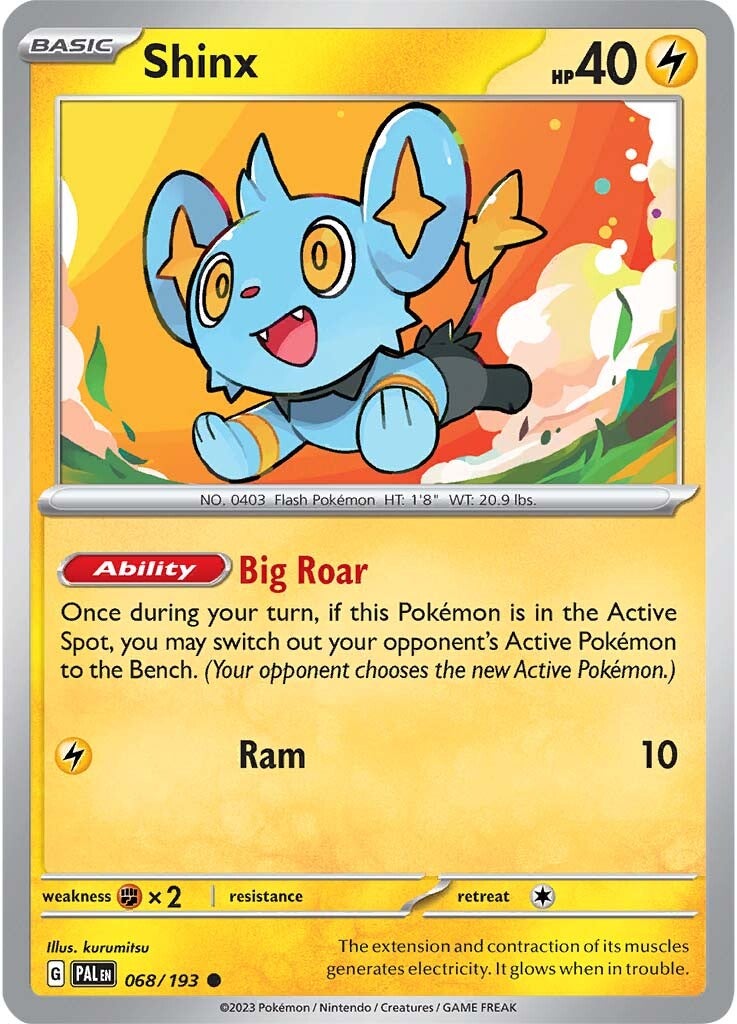 Shinx (068/193) [Scarlet & Violet: Paldea Evolved] | Card Citadel