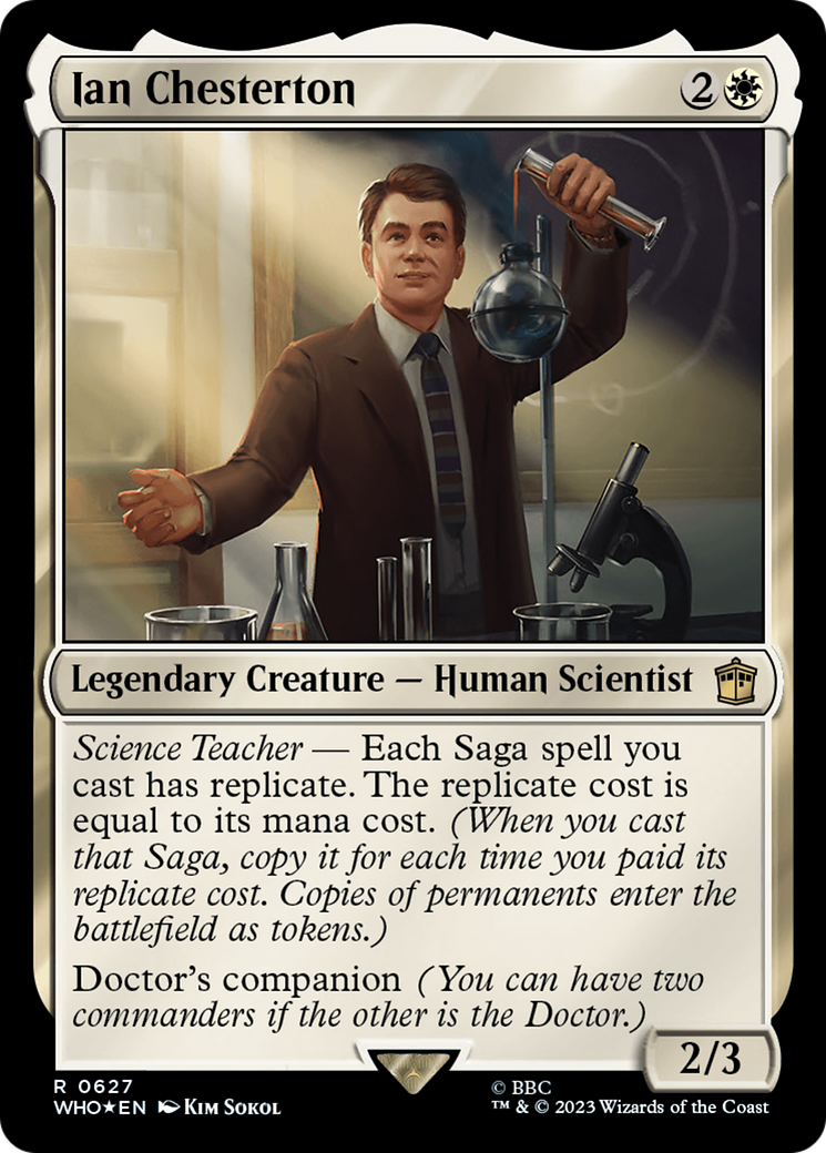 Ian Chesterton (Surge Foil) [Doctor Who] | Card Citadel