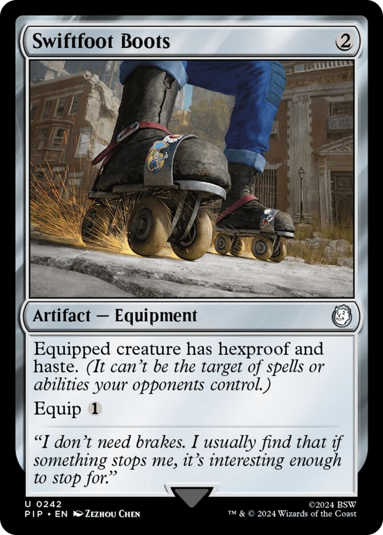 Swiftfoot Boots [Fallout] | Card Citadel