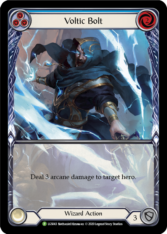 Voltic Bolt (Blue) [LGS043] (Promo)  Rainbow Foil | Card Citadel