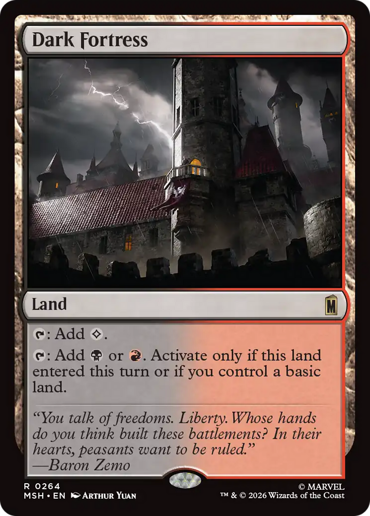 Dark Fortress [Marvel Super Heroes] | Card Citadel