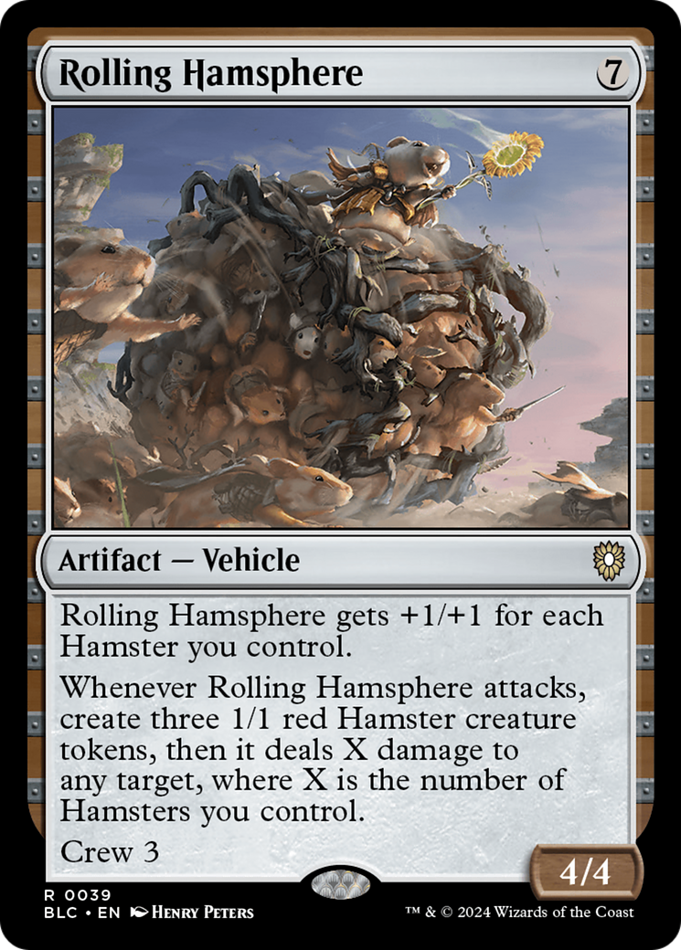 Rolling Hamsphere [Bloomburrow Commander] | Card Citadel