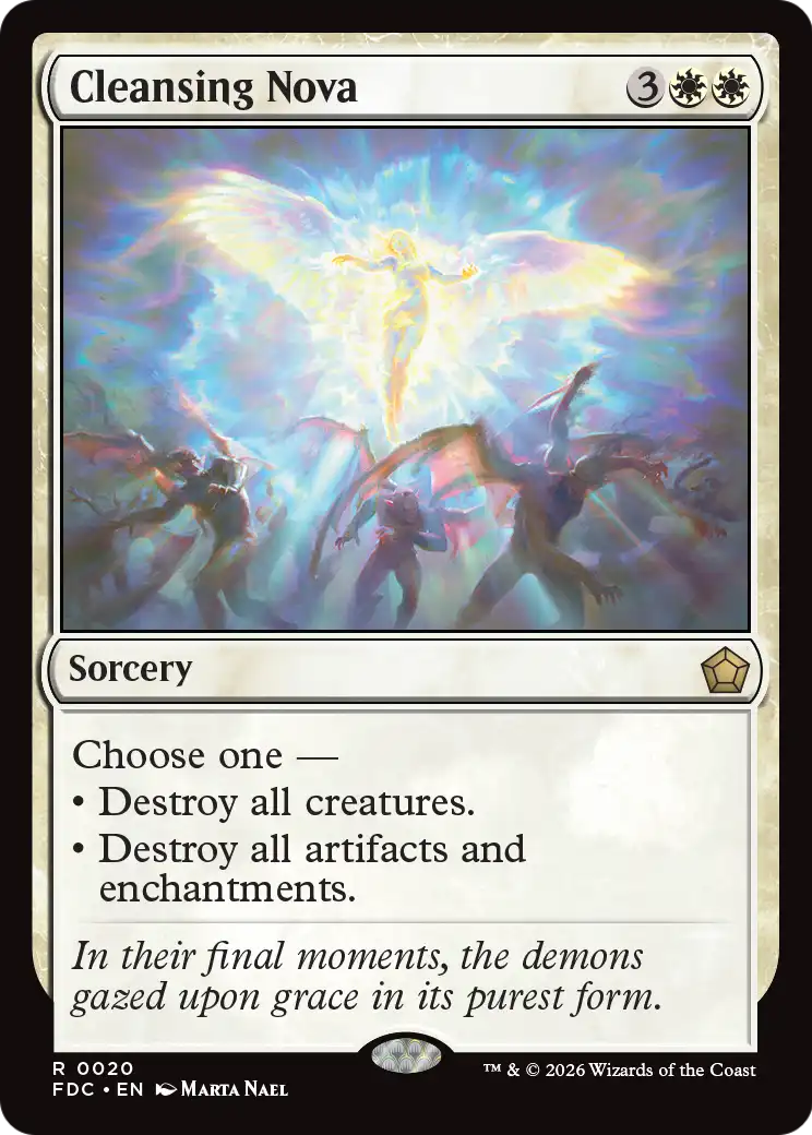 Cleansing Nova [Foundations Commander] | Card Citadel