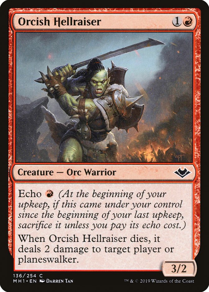 Orcish Hellraiser [Modern Horizons] | Card Citadel